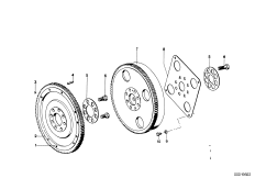 Коленчатый вал/ маховик