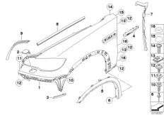 Переднее крыло M