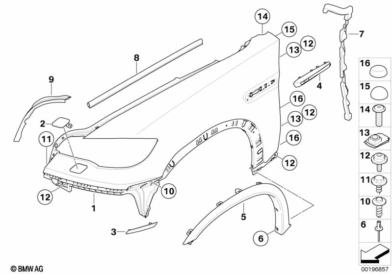 индикатор поворотаЛ Х5M