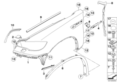 Переднее крыло M