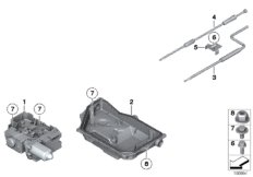 Стояночный тормоз/исполнительный узел