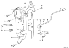 Корпус блока ГРМ Вх