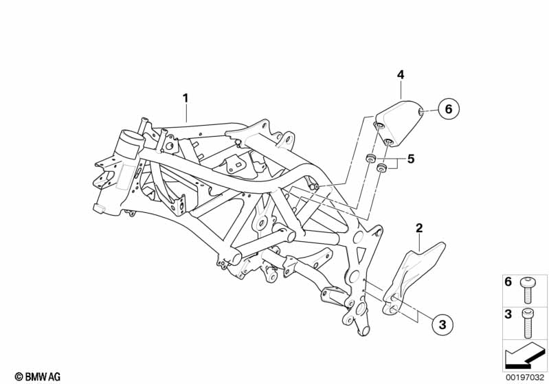 Передняя часть рамы