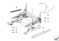 Сиденье Пд направляющая сиденья