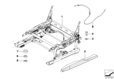 Сиденье Пд направ.сиден.с мех.прив./дет.