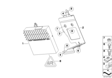 Усилитель системы HiFi/ кронштейн