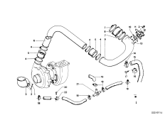 Всасывающая труба турбонагнетателя