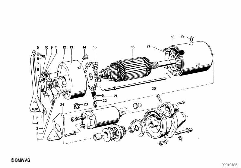 Детали стартера