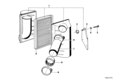 Глушитель шума всасыв./сменн.эл.фильтра