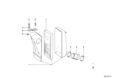 Глушитель шума всасыв./сменн.эл.фильтра