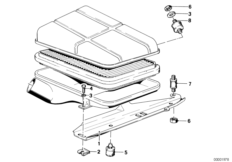 Кронштейн глушителя шума всасывания