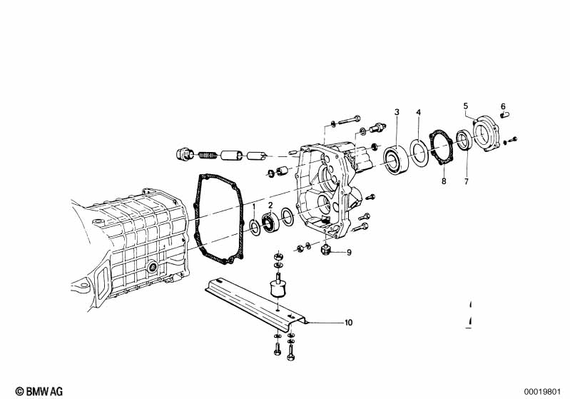 Getrag 242 Картер и дополнит.элементы