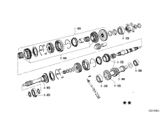 Getrag 242 Детали бл.шестер./ремкомпл.