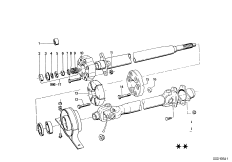 Эласт.муфта/промеж.опора карданного вала