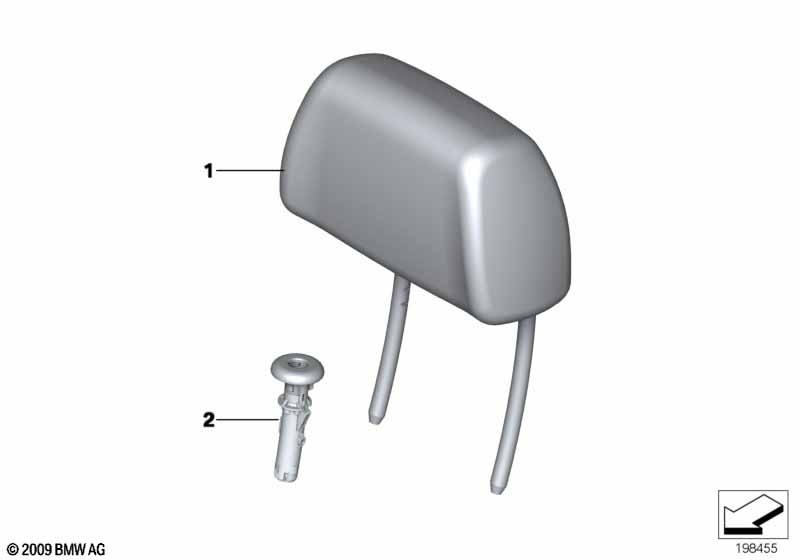 Подголовник переднего сиденья