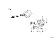 Ведомая шестерня редукт.задн.моста встр.