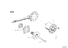 Элемент блокир.диффер.редукт.зад.моста
