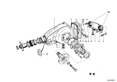 Картер редуктора заднего моста/крышка