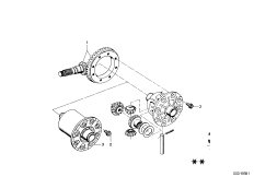 Ведомая шестерня редукт.задн.моста встр.