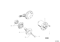 Элемент блокир.диффер.редукт.зад.моста