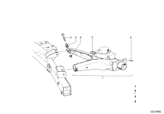 Балка заднего моста/подвеска колеса