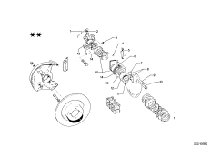Тормозной диск/суппорт/доп.элементы/Пд