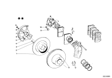Тормозной диск/суппорт/доп.элементы/Пд