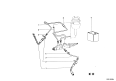 Трубопровод торм.привода Пд/Зд/креплен.