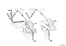 Трубопровод торм.привода Пд/Зд/креплен.