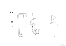 Трубопровод торм.привода Пд/Зд/креплен.