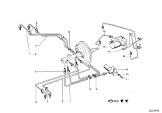 Трубопровод тормозного привода Пд