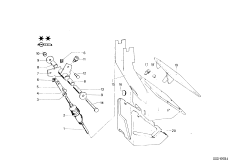 Опорный кронштейн педали