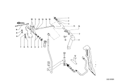 Привод педали акселератора/рычаги и тяги