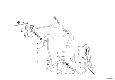 Привод педали акселератора/рычаги и тяги