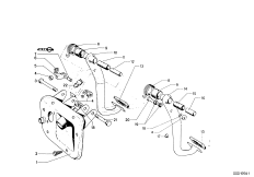 Опорный кронштейн педали