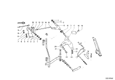 Привод педали акселератора/рычаги и тяги