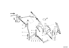 Привод педали акселератора/рычаги и тяги