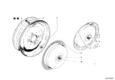 дисковое колесо стальное