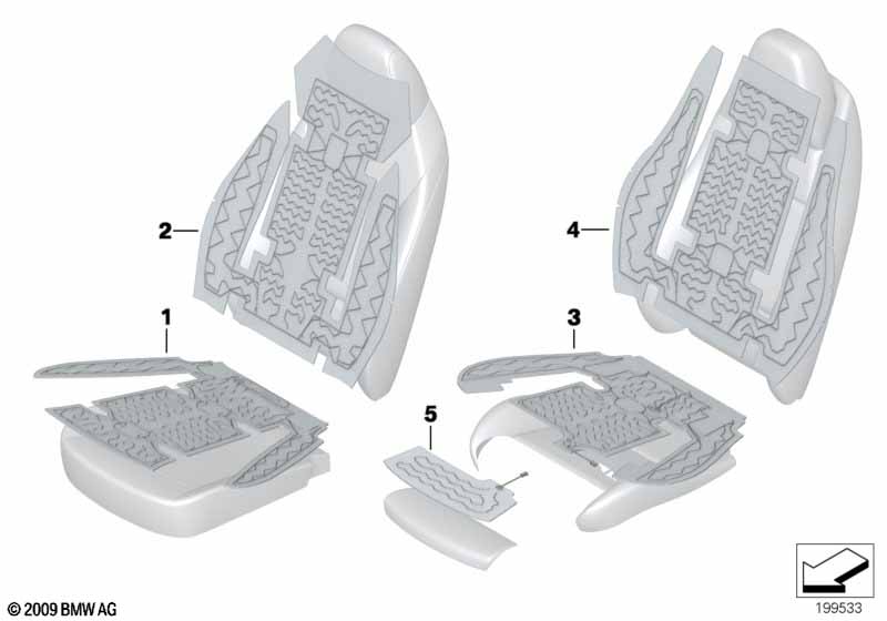 Электр.компоненты обогрева сиденья