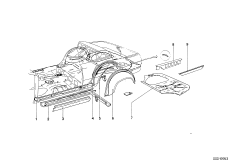 Нижние детали кузова