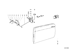 Привод двери/замок двери Пд