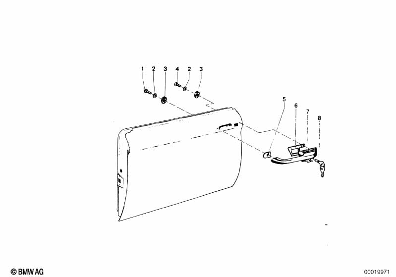 Дверь Пд, петли/ограничитель двери