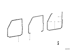 Уплотнитель двери впереди