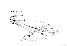 передний бампер