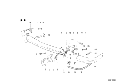 передний бампер