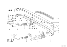 Задний бампер США