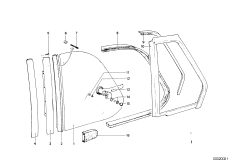 Направляющая стекла Пд