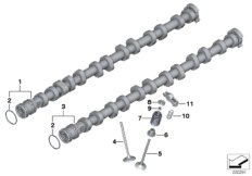 Распредвал мех.клап.газораспред./клапаны