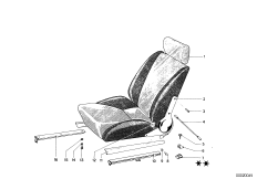 детали спортивного сиденья Recaro