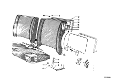 Неоткидывающаяся спинка сиденья Зд